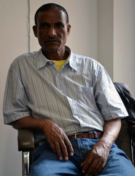 Man sitting in chair